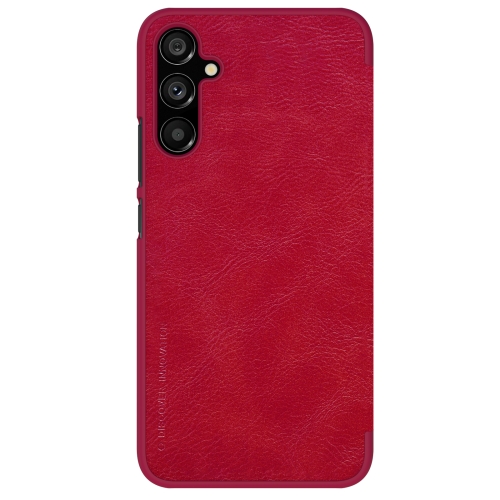 

For Samsung Galaxy A34 5G NILLKIN QIN Series Crazy Horse Texture Leather Case(Red)