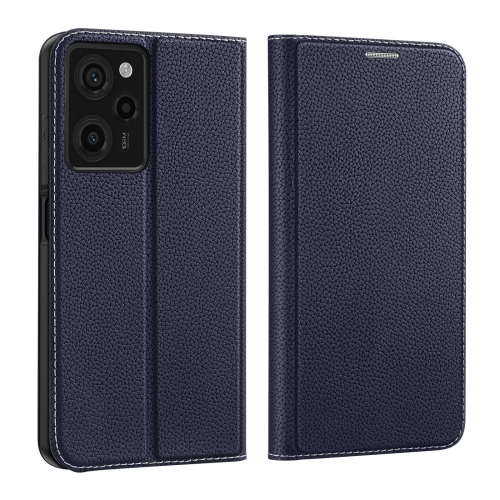 

For Xiaomi Redmi Note 12 Pro 5G Global / Poco X5 Pro 5G DUX DUCIS Skin X2 Series Horizontal Flip Leather Phone Case(Blue)