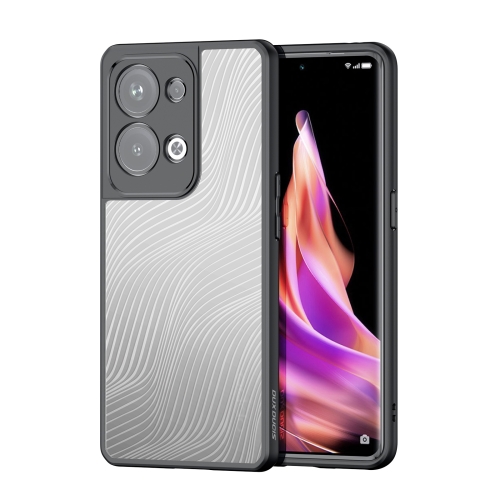 

For OPPO Reno9 Pro+ DUX DUCIS Aimo Series TPU + PC Frosted Feel Phone Case(Black)