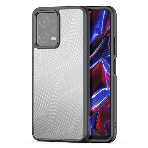 

For Xiaomi Redmi Note 12 5G Global / Poco X5 5G / Redmi Note 12R Pro DUX DUCIS Aimo Series TPU + PC Frosted Feel Phone Case(Black)