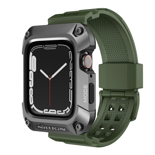 

NILLKIN Ruidong Series Alloy + TPU Integrated Watch Band For Apple Watch Series SE 2&6&SE&5&4 44mm(Green)