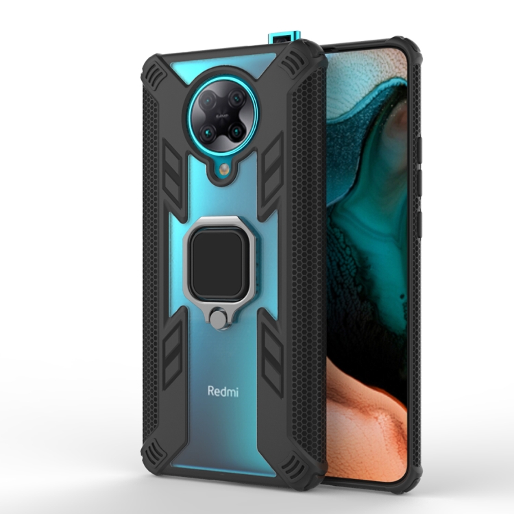 

For Xiaomi Redmi K30 Pro PC + TPU Anti-fall Protective Case with Invisible Ring Holder(Black)