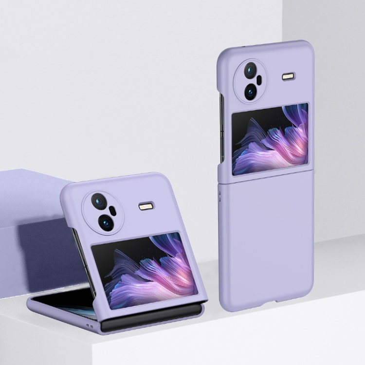 

For vivo X Flip Skin Feel PC Phone Case(Purple)