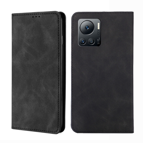 

For Infinix Note 12 VIP Skin Feel Magnetic Horizontal Flip Leather Phone Case(Black)