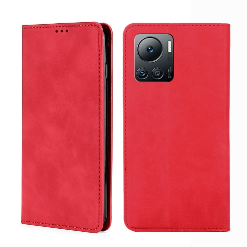 

For Infinix Note 12 VIP Skin Feel Magnetic Horizontal Flip Leather Phone Case(Red)