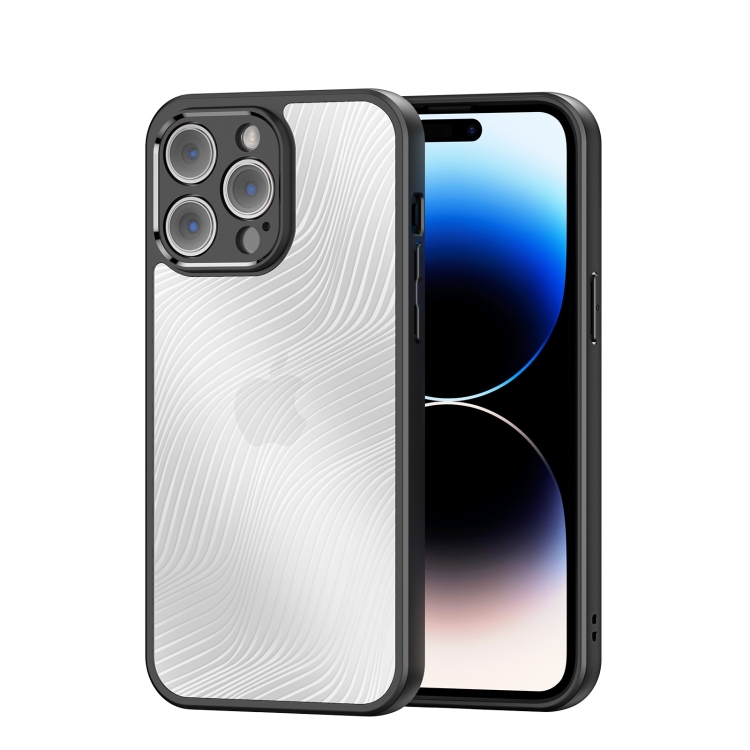 

For iPhone 14 Pro DUX DUCIS Aimo Series Frosted Feel Phone Case(Black)