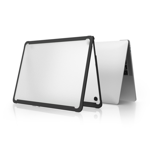 

For MacBook Air 13.6 inch A2681 2022 WIWU Haya Shield TPU Frame + PC Laptop Case(Black)