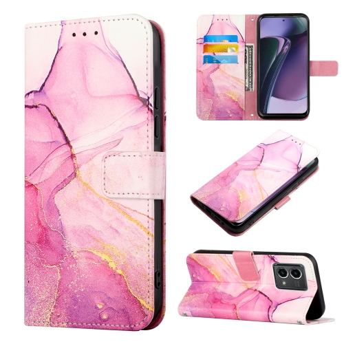 

For Motorola Moto G Stylus 5G 2023 PT003 Marble Pattern Flip Leather Phone Case(LS001)