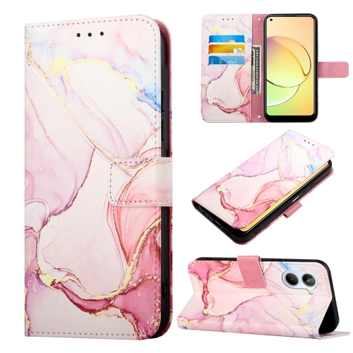 

For Realme 10 4G PT003 Marble Pattern Flip Leather Phone Case(LS005)