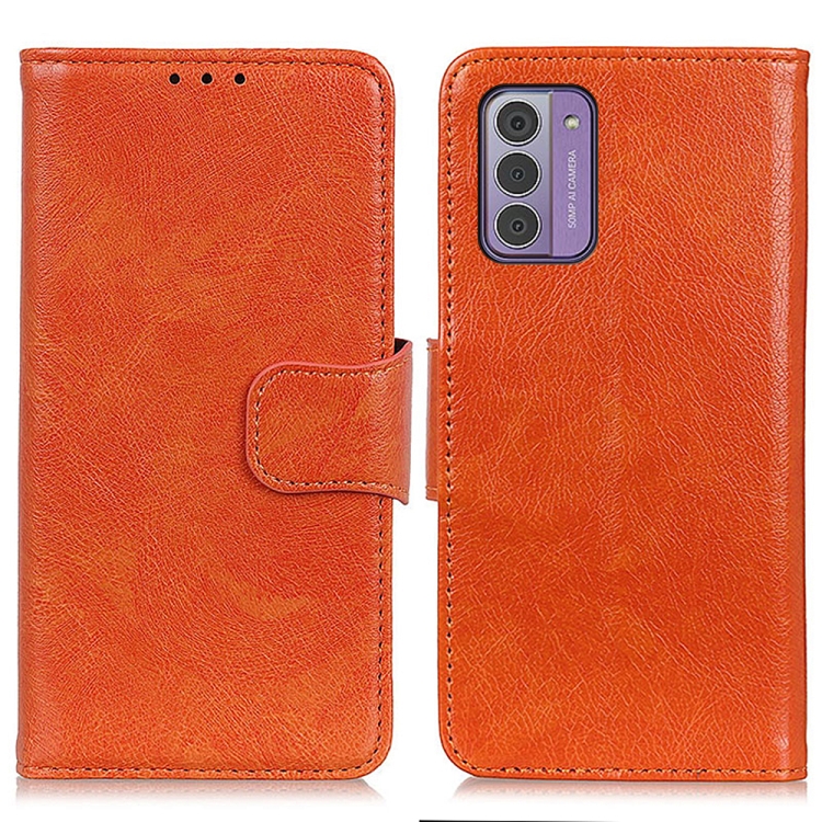 

For Nokia G42 Nappa Texture Leather Phone Case(Orange)