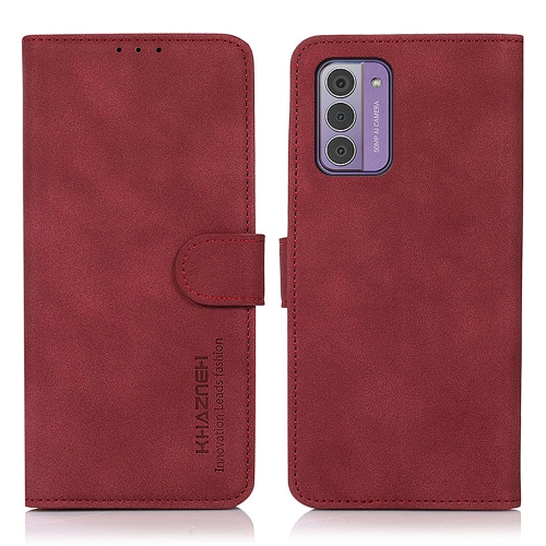 

For Nokia G42 KHAZNEH Matte Texture Leather Phone Case(Red)