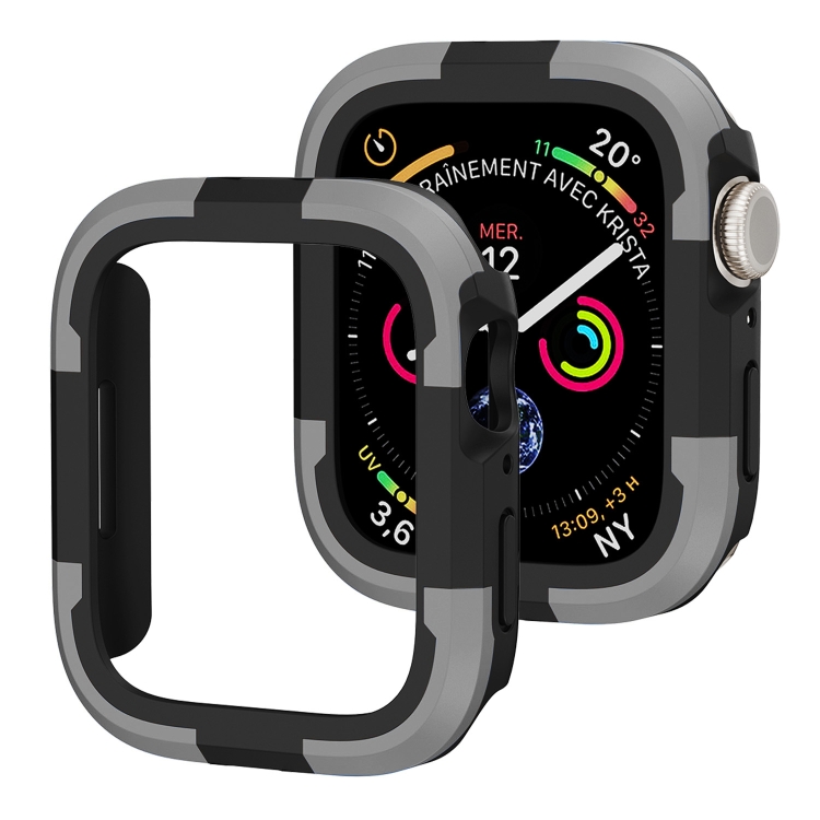 

For Apple Watch Series SE 2&6&SE&5&4 40mm Armor Frame Watch Case(Grey)