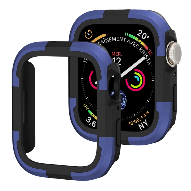 

For Apple Watch Series 8 & 7 41mm Armor Frame Watch Case(Purple)