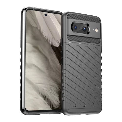 

For Google Pixel 8 Thunderbolt Shockproof TPU Phone Case(Black)