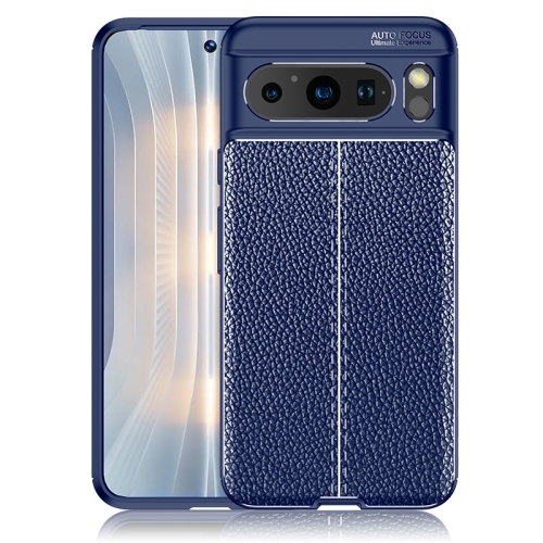 

For Google Pixel 8 Pro Litchi Texture TPU Phone Case(Blue)