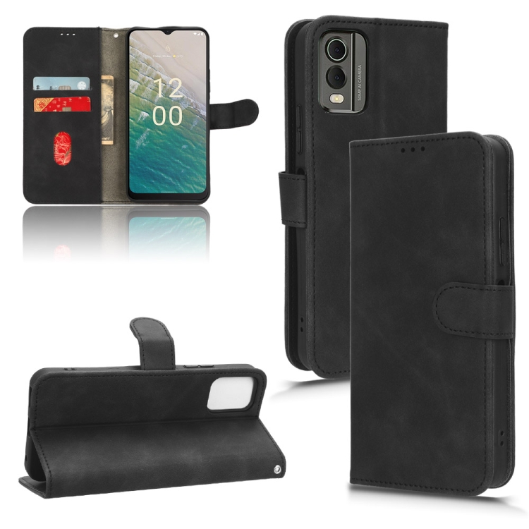 Étui Cuir Magnétique Avec Support Et Verre Trempé Pour Nokia X20 5G – Marque Pixfab, Noir – Neuf