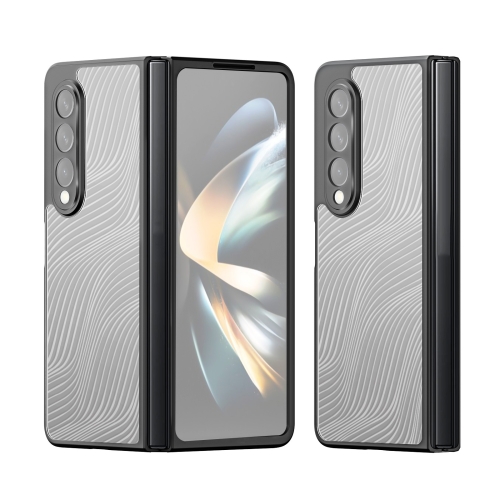 

For Samsung Galaxy Z Fold4 5G DUX DUCIS Aimo Series TPU + PC Frosted Feel Phone Case(Black)