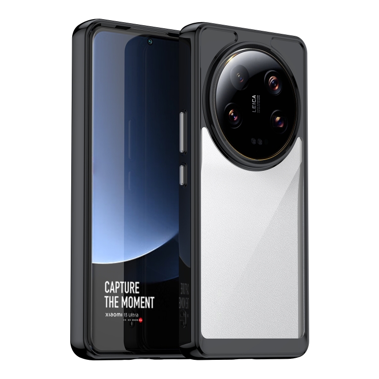 

For Xiaomi 13 Ultra Colorful Series Acrylic + TPU Phone Case(Black)