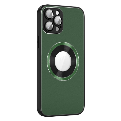 

For iPhone 11 AG Frosted Aluminum Alloy Magsafe Magnetic Phone Case with Lens Film(Green)