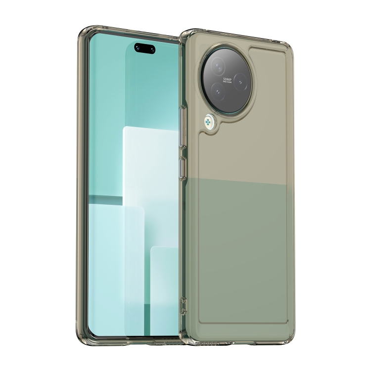 

For Xiaomi Civi 3 Candy Series TPU Phone Case(Transparent Grey)