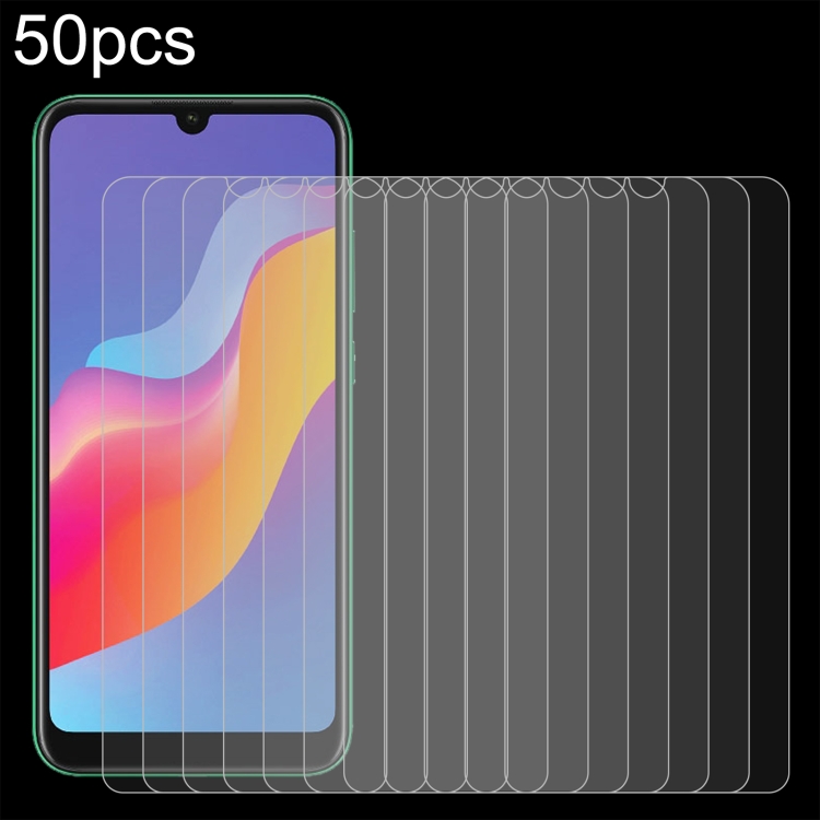 

For Honor 8A Prime 50pcs 0.26mm 9H 2.5D Tempered Glass Film