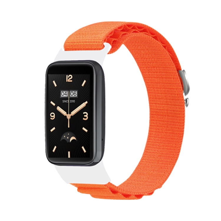 

For Xiaomi Mi Band 7 Pro Loop Nylon Watch Band(Orange)