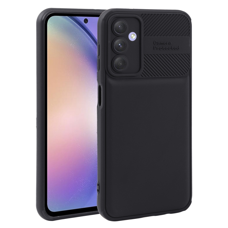 

For Samsung Galaxy A54 5G Twill Texture TPU Shockproof Phone Case(Black)