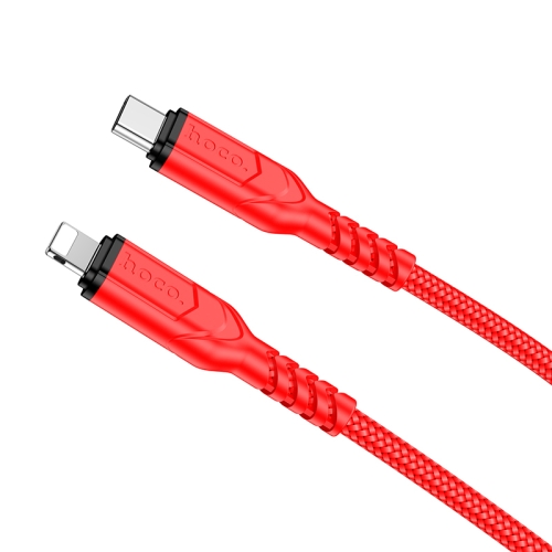

hoco X59 Victory PD 20W USB-C / Type-C to 8 Pin Charging Data Dable, Length:1m(Red)