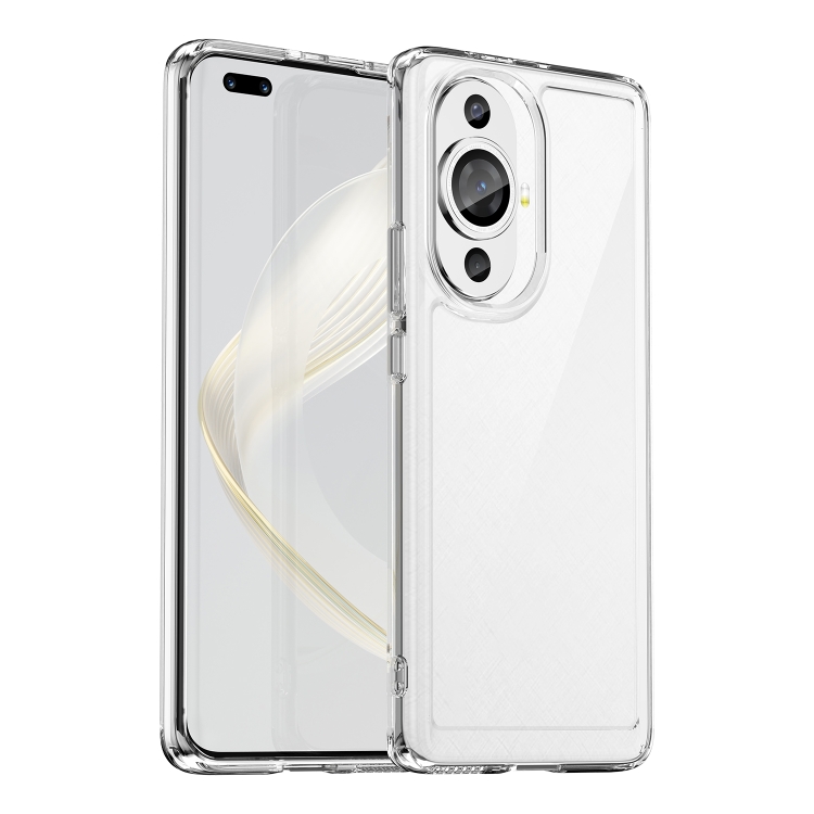 

For Huawei Nova 11 Pro Colorful Series Acrylic + TPU Phone Case(Transparent)