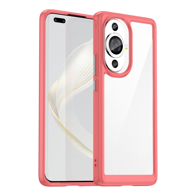 

For Huawei Nova 11 Pro Colorful Series Acrylic + TPU Phone Case(Red)