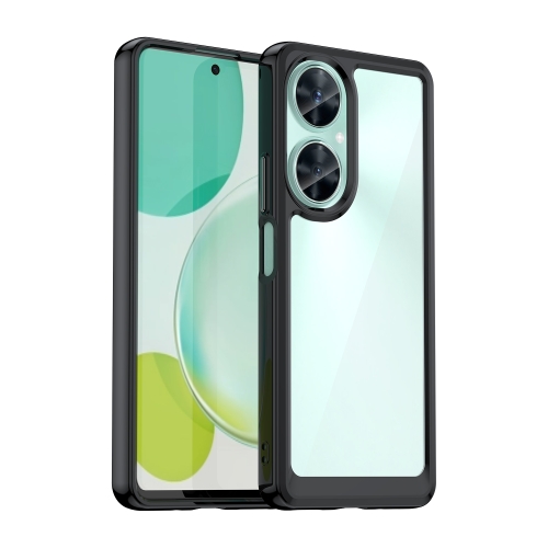 

For Huawei Nova 11i Colorful Series Acrylic + TPU Phone Case(Black)
