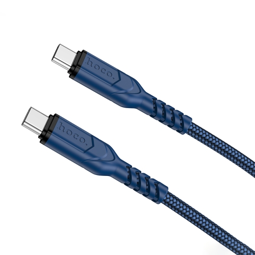 

hoco X59 Victory 60W USB-C / Type-C to USB-C / Type-C Charging Data Dable, Length:1m(Blue)