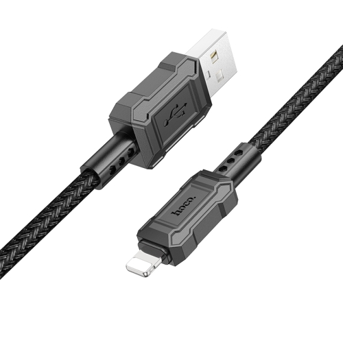 

hoco X94 Leader 2.4A USB to 8 Pin Charging Data Dable, Length:1m(Black)