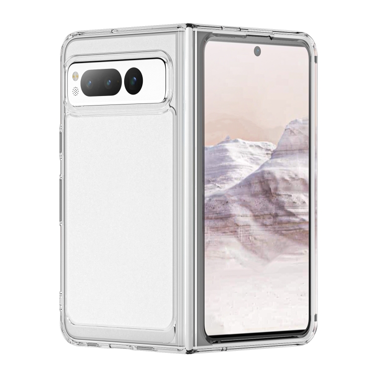 

For Google Pixel Fold Candy Series TPU Phone Case(Transparent)