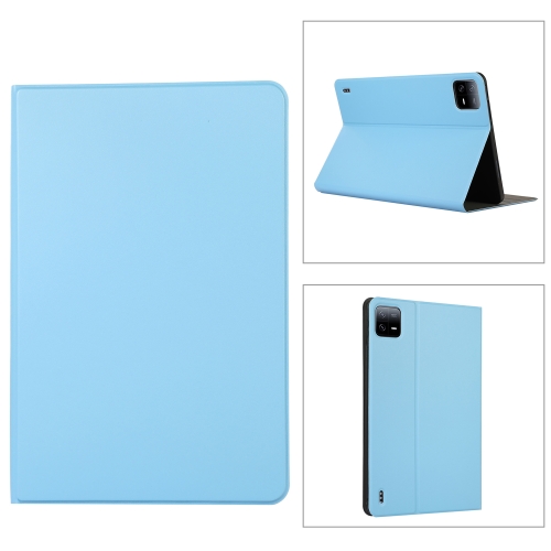 

For Xiaomi Pad 6 / Pad 6 Pro Voltage Elastic Texture Flip Tablet Leather Case(Light Blue)