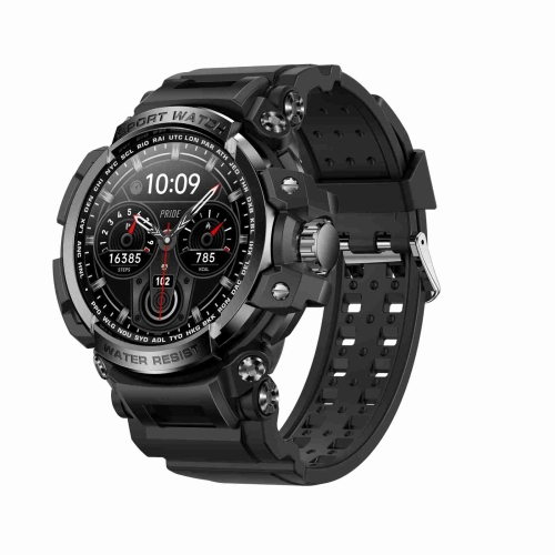 

LC16 1.32 inch IP68 Waterproof Sports Outdoor Sport Smart Watch, Support Bluetooth Calling / Heart Rate Monitoring(Black)