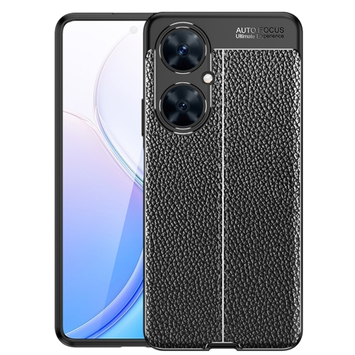 

For Huawei Maimang 20 Litchi Texture TPU Shockproof Phone Case(Black)