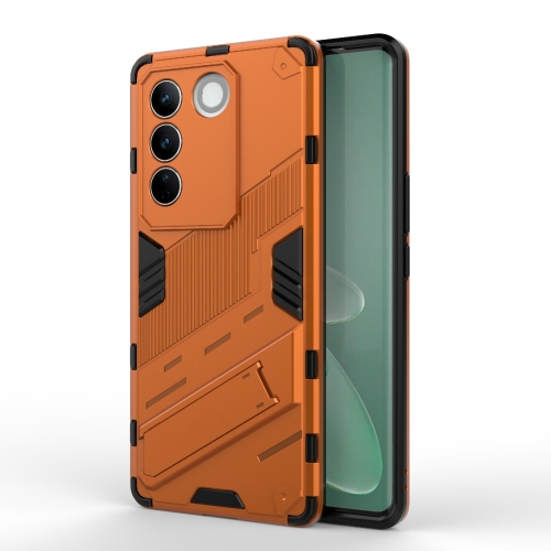 

For vivo S16 Pro 5G Punk Armor 2 in 1 PC + TPU Shockproof Phone Case with Invisible Holder(Orange)