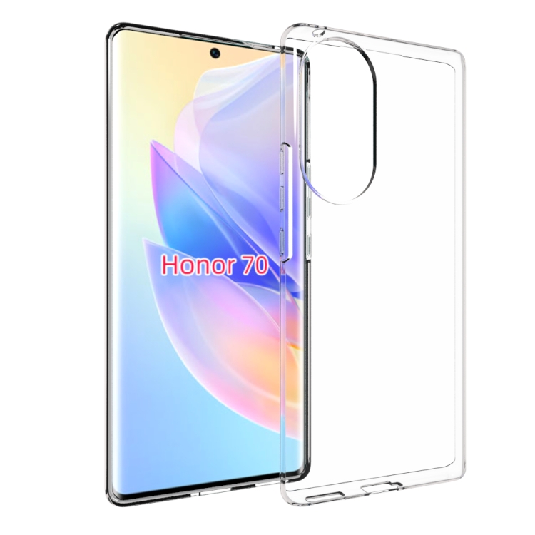 

For Honor 70 Waterproof Texture TPU Phone Case(Transparent)