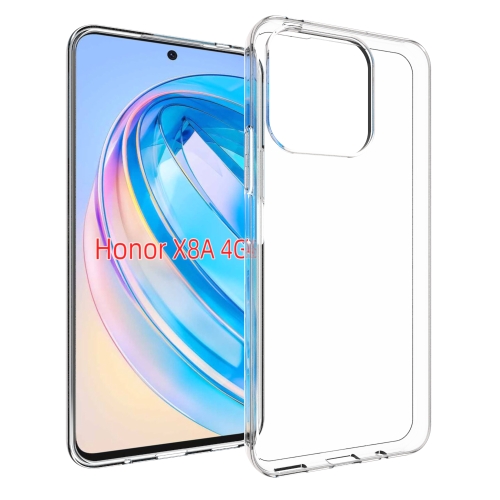 

For Honor X8a 4G Waterproof Texture TPU Phone Case(Transparent)