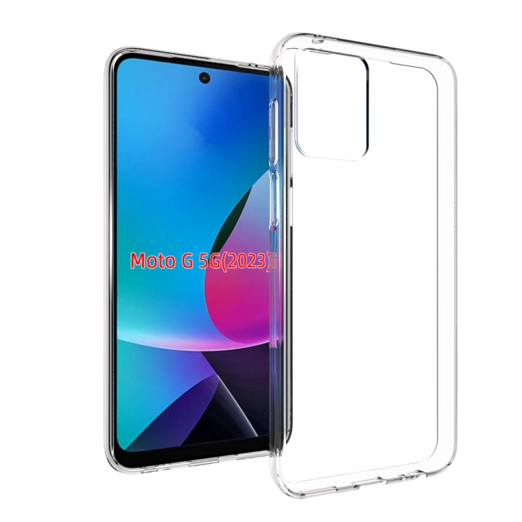 

For Motorola Moto G 5G 2023 Waterproof Texture TPU Phone Case(Transparent)