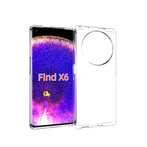 

For OPPO Find X6 Waterproof Texture TPU Phone Case(Transparent)