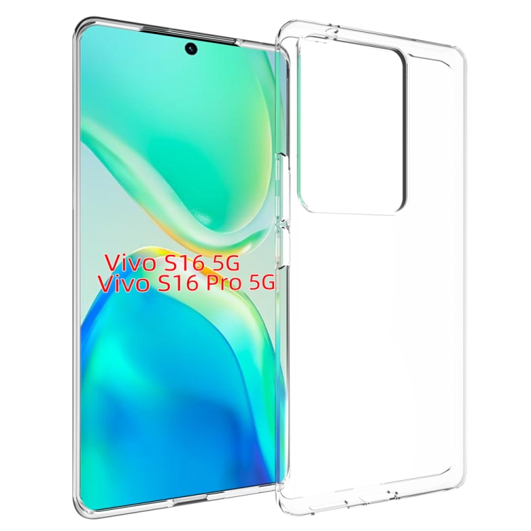 

For vivo S16 Pro 5G Waterproof Texture TPU Phone Case(Transparent)