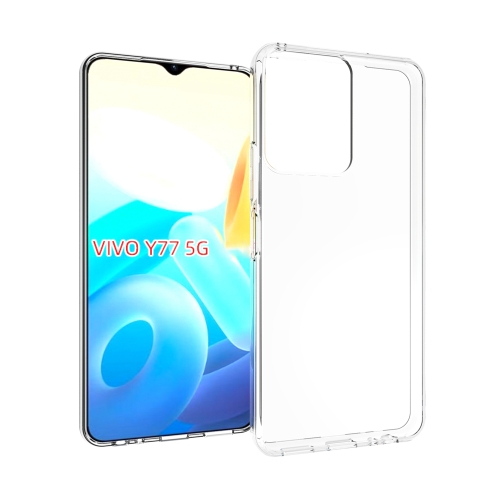 

For vivo Y77 5G Waterproof Texture TPU Phone Case(Transparent)