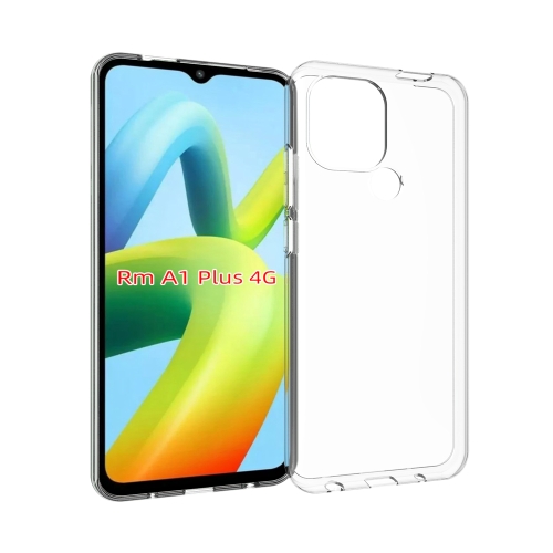 

For Xiaomi Redmi A1+ 4G Waterproof Texture TPU Phone Case(Transparent)