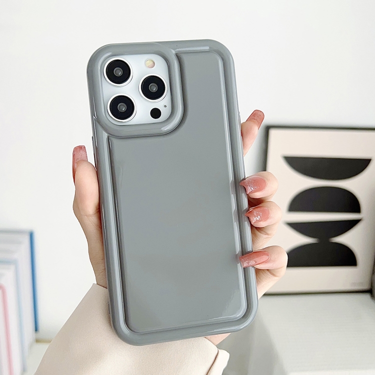 

For iPhone 11 Car Painted Airbag TPU Phone Case(Grey)