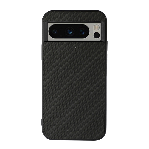 

For Google Pixel 8 Pro Carbon Fiber Texture PU Phone Case(Black)