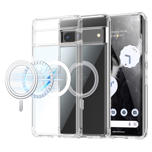 

For Google Pixel 8 Transparent Frosted MagSafe Phone Case