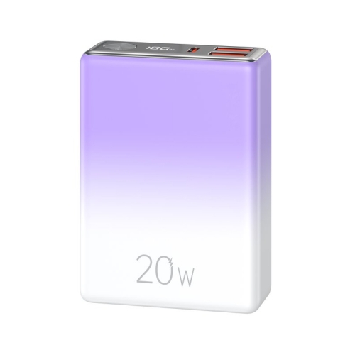 

USAMS CD192 10000mAh Portable Digital Display Fast Charge Power Bank(Gradient Purple)