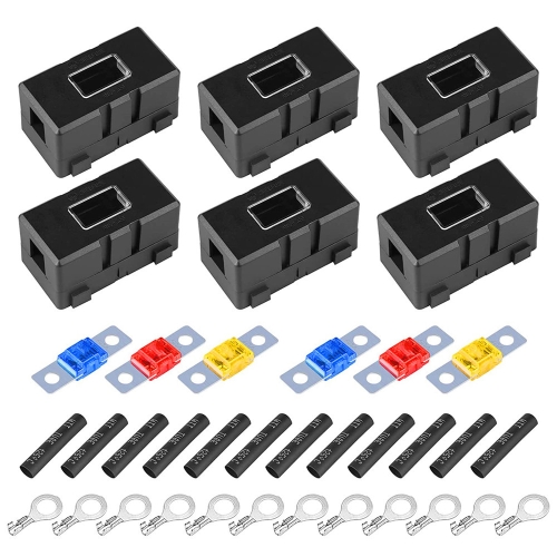 

6 in 1 ANS Car Fuse Holder Fuse Box, Current:60A & 80A & 100A